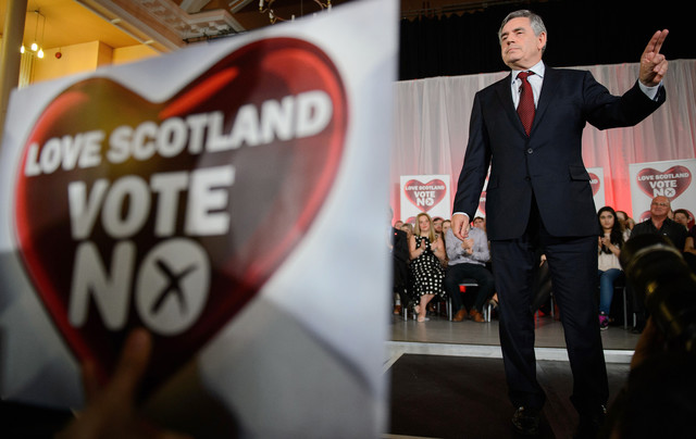 Former Prime Minister Gordon Brown